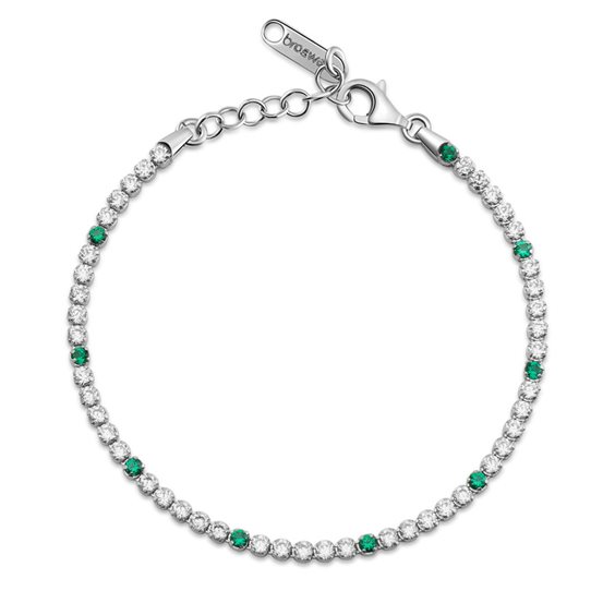 Bracciale Brosway Donna FANCY LIFE GREEN in Argento Cubic Zirconia FLG129 - FLG129